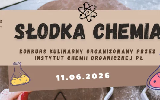 Grafika związana z konkursem słodka chemia