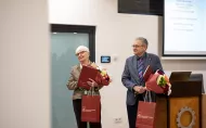 prof. Tadeusz Gajda oraz prof. Elżbieta Sochacka